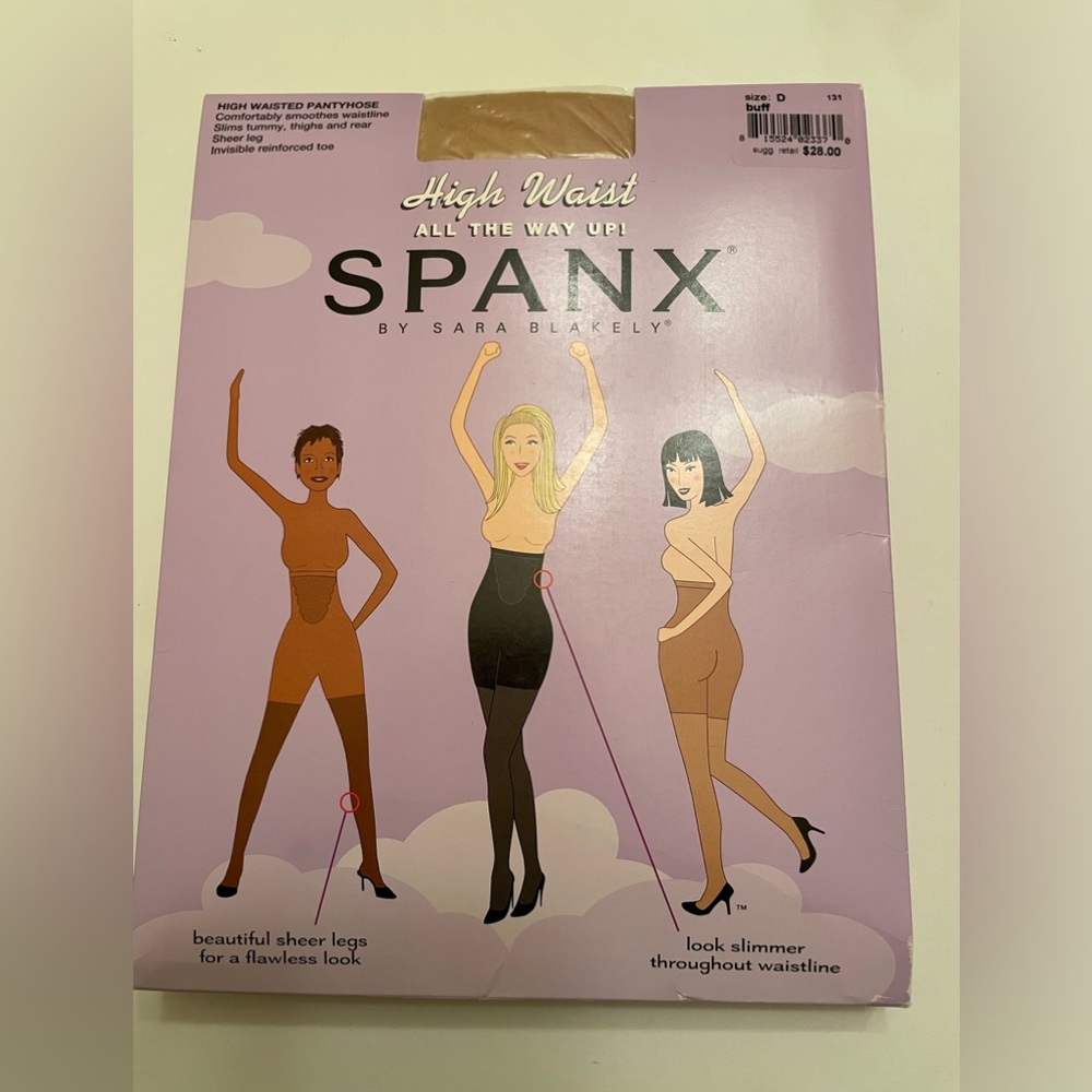 Spanx High Waist All the Way Up Control-top Panty Hose